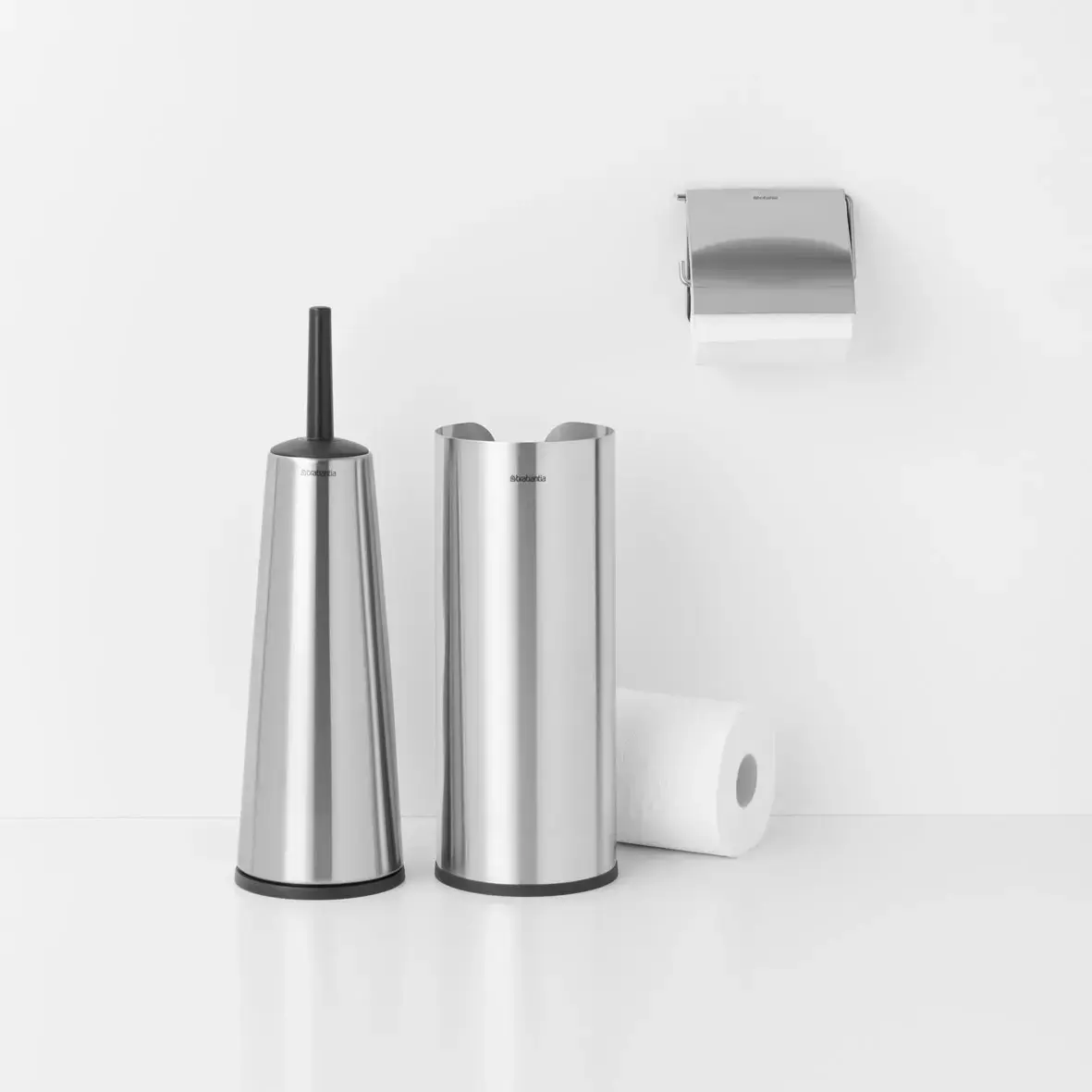 Brabantia ReNew Floorstanding Spare Toilet Paper Holder Photo 3