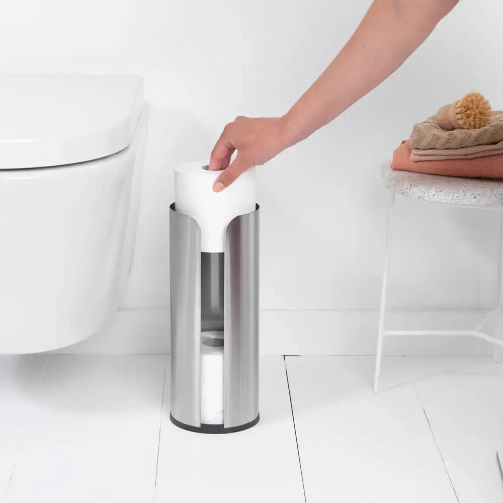 Brabantia ReNew Floorstanding Spare Toilet Paper Holder Photo 4