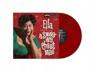 Ella Fitzgerald - Ella Wishes You A Swinging Christmas, rubīnsarkana vinila plate