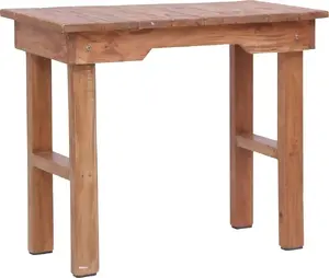 vidaXL sānu galdiņš, masīvkoka sarkankoks