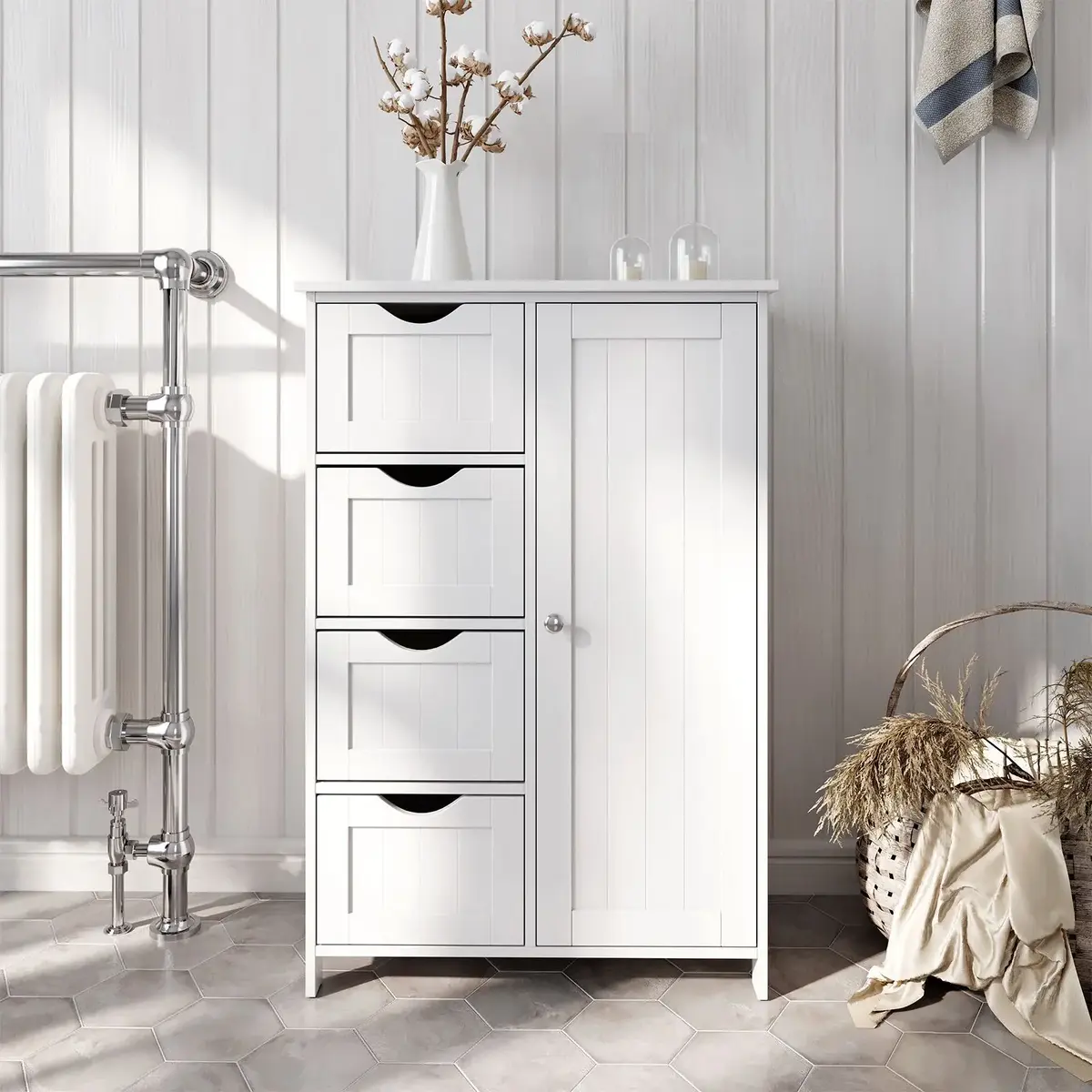 Комод Songmics LHC41W с 1 дверцей Photo 5