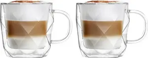 Vialli Design Geo Cup Set, 2 Pieces, 330 ml