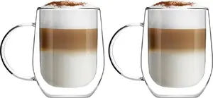 Vialli Design Amo Double-Walled Glass Set 300 ml, 2 Pieces