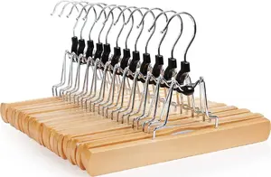 Songmics Wooden Clothes Hangers, 12-Piece Set