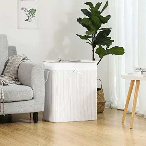 Songmics LCB64WT Laundry Basket Photo 2