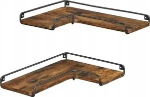 Vasagle L-Shaped Corner Shelf