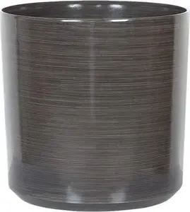 Beliani VAGIA Flower Pot, 35 cm Diameter, Grey