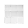 Songmics LBC33WT Sideboard with 3 Doors Photo 2