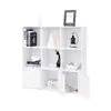 Songmics LBC33WT Sideboard with 3 Doors Photo 6