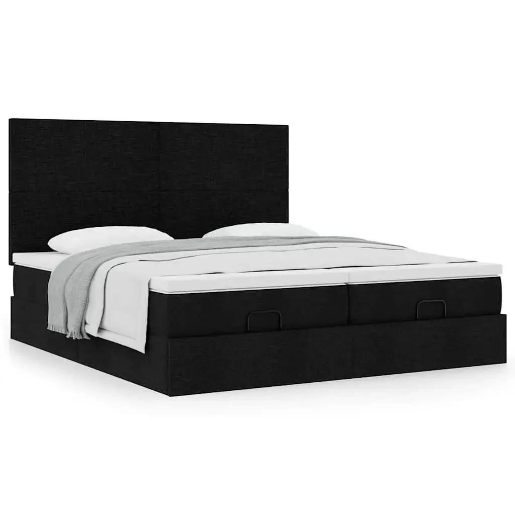 Кровать-оттоманка VidaXL 160x200 см с матрасами Photo 4