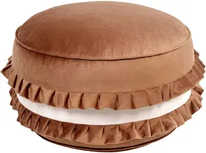 Детский пуф Beliani LADUREE, велюр, коричневый