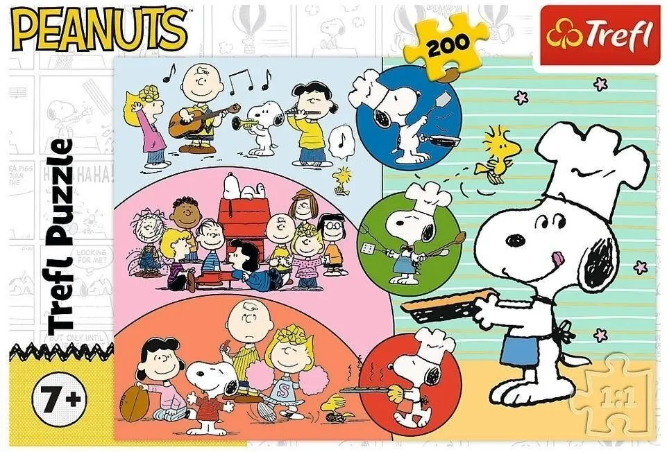 Trefl puzle Snoopy un draugi 200