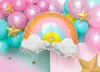 PartyDeco Rainbow Foil Balloon 550x400mm Photo 3