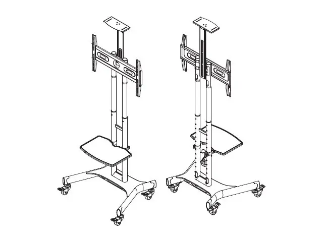 Multibrackets M Public Floorstand Basic 150 mobilais statīvs Photo 26