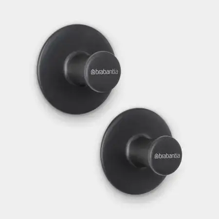 Brabantia ReNew Towel Hook - Dark Grey Photo 3
