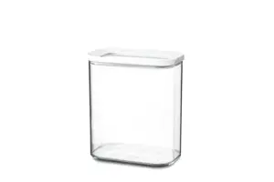 Mepal Modula Rectangular Food Storage Box 1.5 L Transparent and White