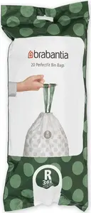 Brabantia Waste Bin Liners 36L, 20 Pieces