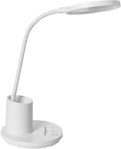 Beliani VELA LED Desk Lamp with Dimmer, White