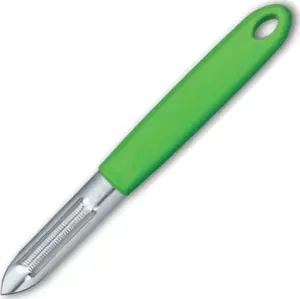 Victorinox Universal Peeler 7.6077.4 with Double-Sided Serrated Blade, Green