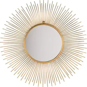 Beliani Cilly Wall Mirror Gold