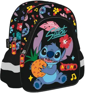 Рюкзак Derform Stitch Black Aloha с 1 отделением и 3 карманами