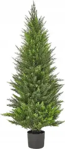 Beliani Sztuczna roślina doniczkowa 120 cm CEDAR TREE
