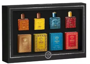 Набор миниатюр парфюмерии Versace Eros: Parfum 5 мл, Energy EDP 5 мл, EDT 5 мл и Flame EDP 5 мл