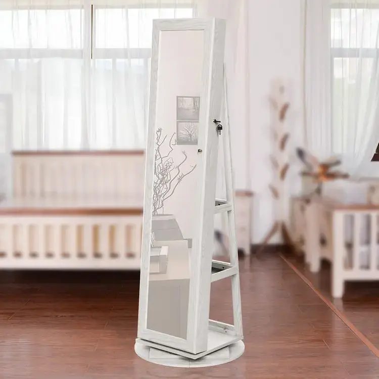 Вращающийся шкаф для украшений Songmics JBC62W Photo 4