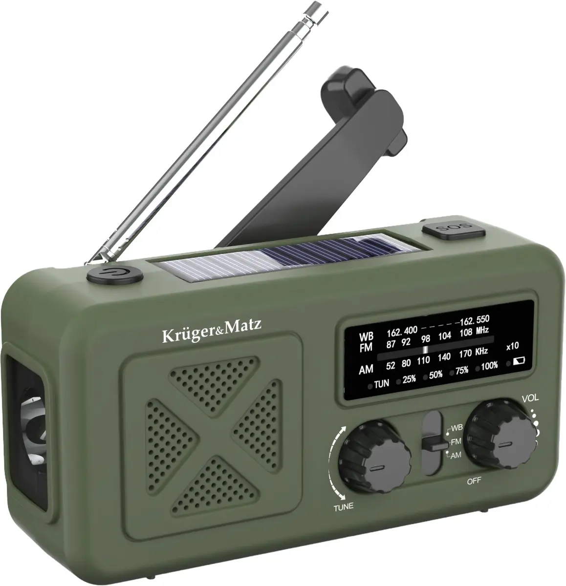Kruger & Matz KM0835 pārnēsājams avārijas