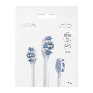 MOVA Replacement Brush Heads for Fresh 20 and Sensus Fresh 10 Electric Toothbrushes