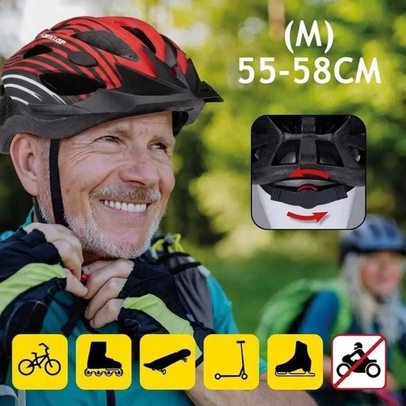 DUNLOP MTB velosipēda ķivere, regulējams izmērs