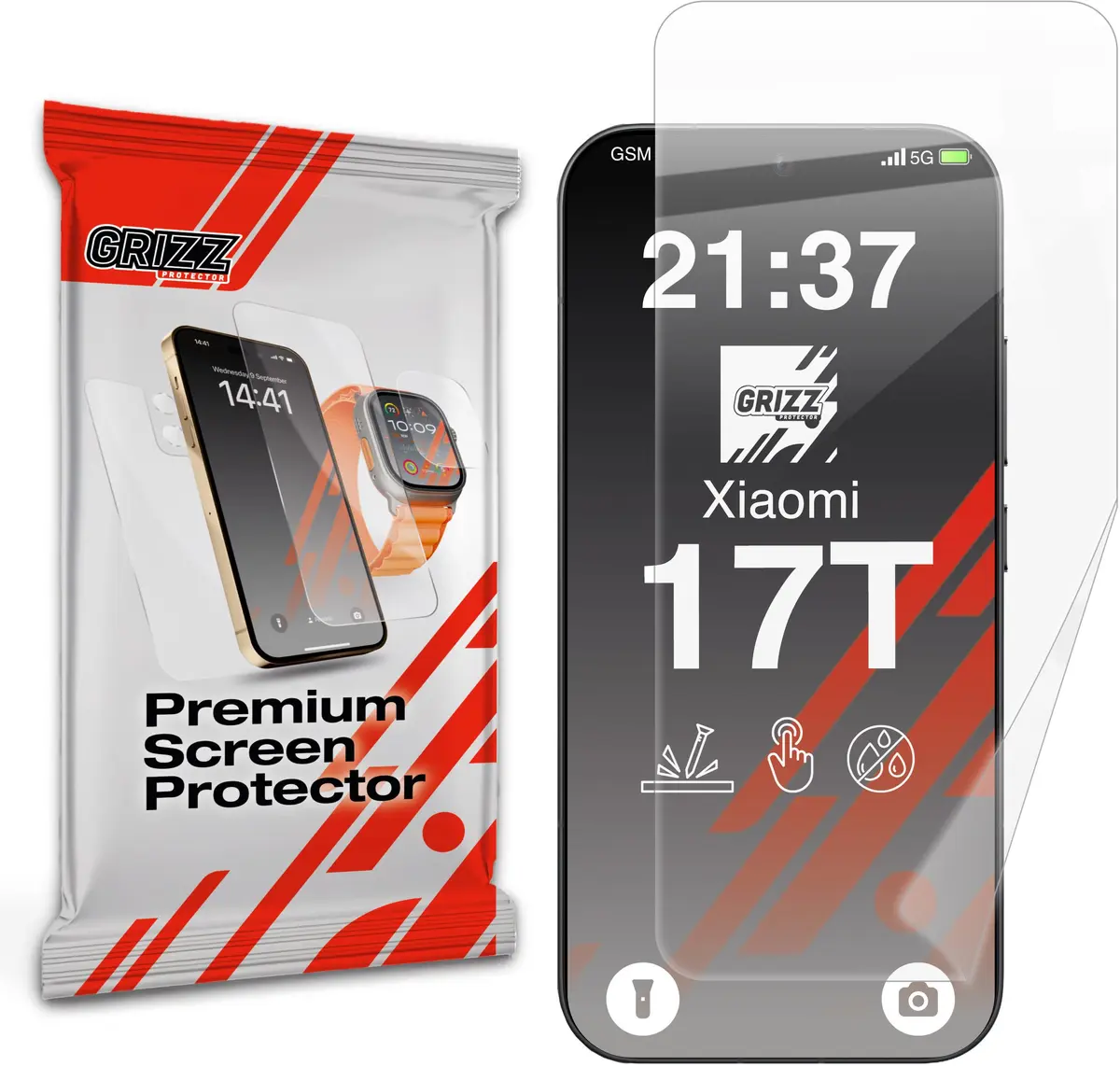 GrizzGlass CeramicFilm keramiskā ekrāna aizsargplēve Xiaomi