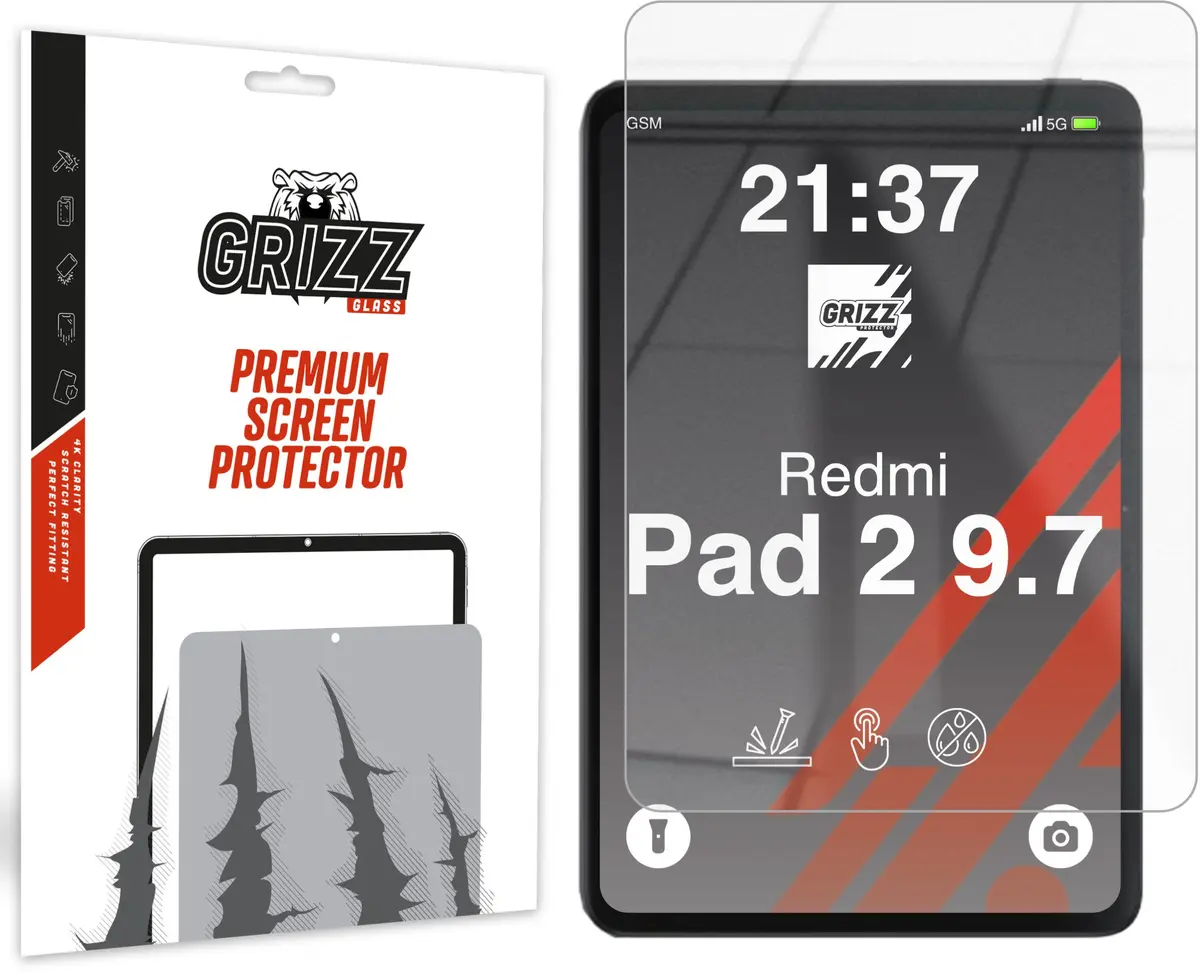 GrizzGlass HybridGlass hibrīda ekrāna aizsargstikls Xiaomi