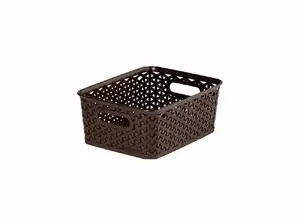 INTER-TECH My Style S Storage Basket 4L Dark Brown