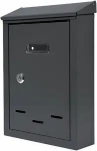 Почтовый ящик GoodHome 02 антрацитового цвета