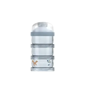 Mepal Mio Milk Powder Dispenser Forest Friends Blue