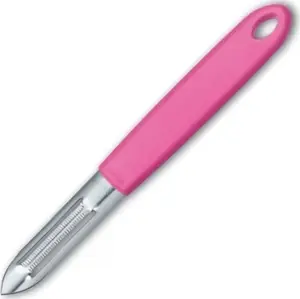 Victorinox Universal Peeler 7.6077.5 with Double-Sided Serrated Blade, Pink