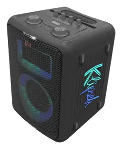 Klipsch Vegas Party Speaker, Wireless and Wired, 49-20000 Hz, Black