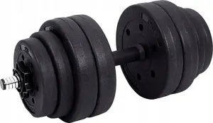 Songmics Zestaw hantli 2 w 1, 2 x 15 kg Regulowane hantle z dod