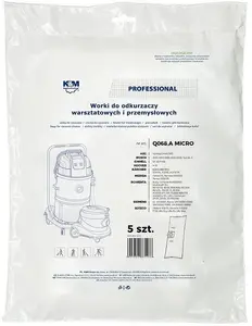 K&M KM-Q068.A Vacuum Cleaner Bags for Bosch and Rowenta, 5 pieces