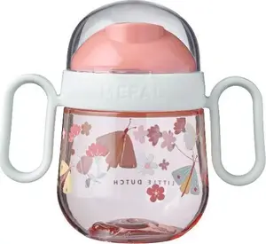 Mepal Mio Non-Spill Sippy Cup 200ml Flowers & Butterflies