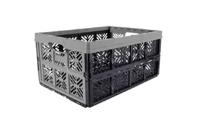 keeeper 10224130 Rectangular Storage Box 32L Grey