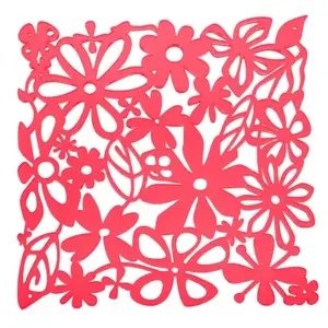 Koziol ALICE Decorative Panel Red Transparent Plastic