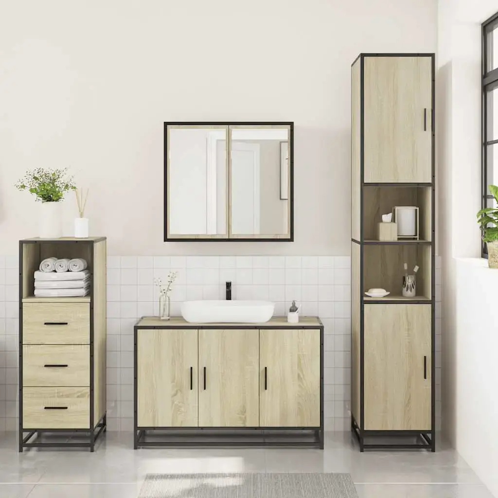 Комплект мебели для ванной комнаты VidaXL 3301011 Photo 3