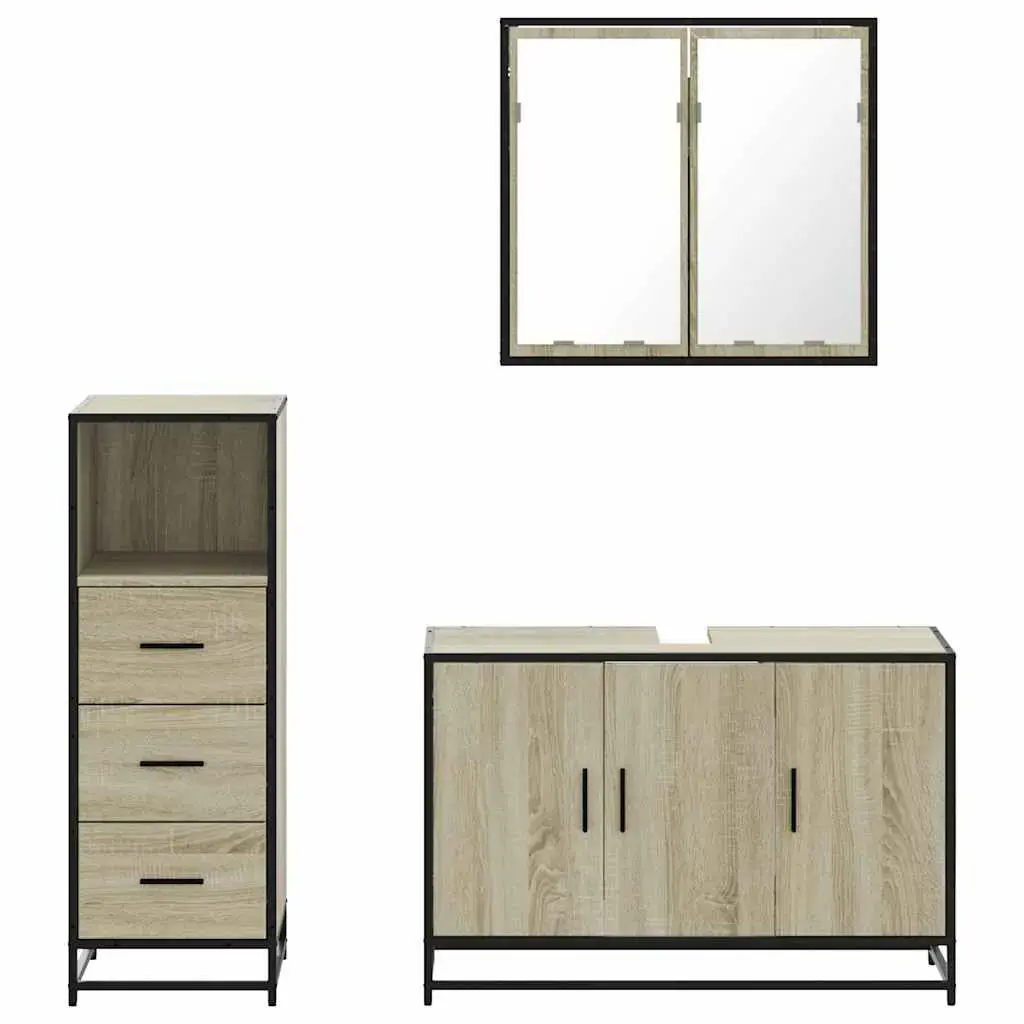 Комплект мебели для ванной комнаты VidaXL 3301011 Photo 5
