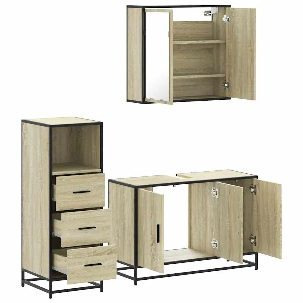 Комплект мебели для ванной комнаты VidaXL 3301011 Photo 6