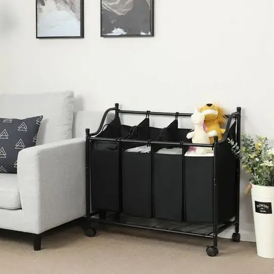 Songmics LSF005 veļas grozs 140 L Photo 4