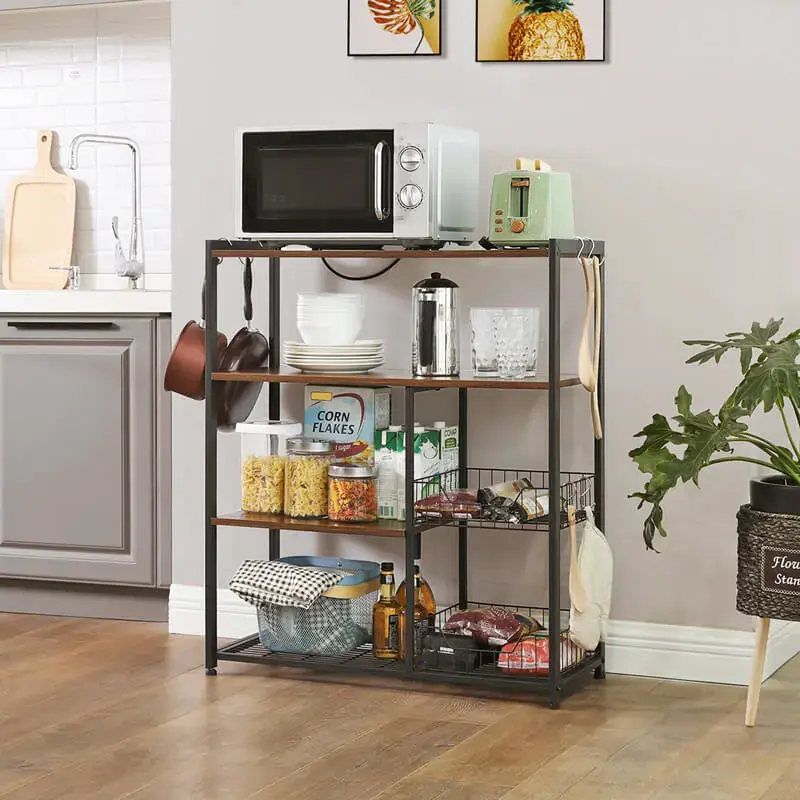 Songmics Vasagle Kitchen Baker's Rack with Shelves Photo 3