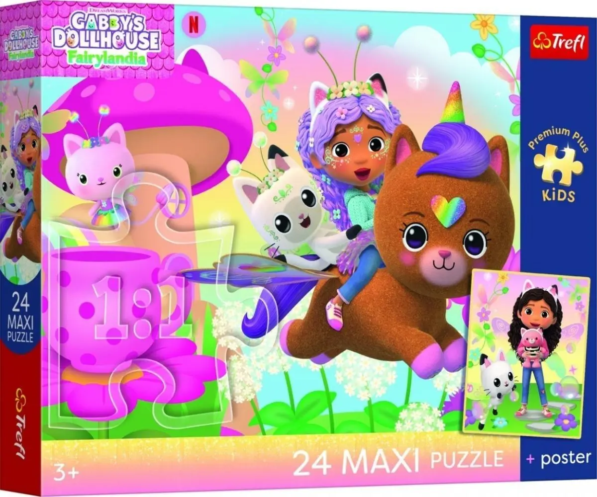Trefl Gabby`s Dollhouse Maxi puzle 24