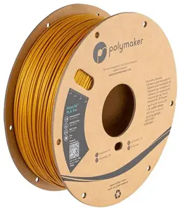 Polymaker PolyLite Metallic PLA Pro 3D Printer Filament 1.75mm 1kg Gold